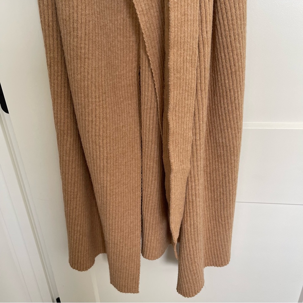 Anthropologie Amadi Alma Beige Cozy Duster Cardigan Size Medium New - Picture 12 of 14